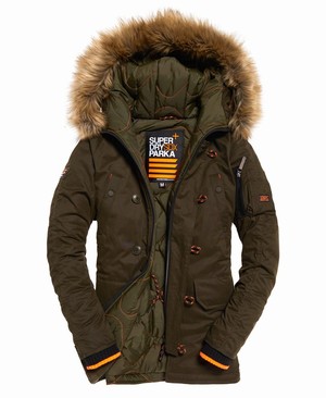 Superdry Parka Férfi Kabát Barna | ODGAS5861